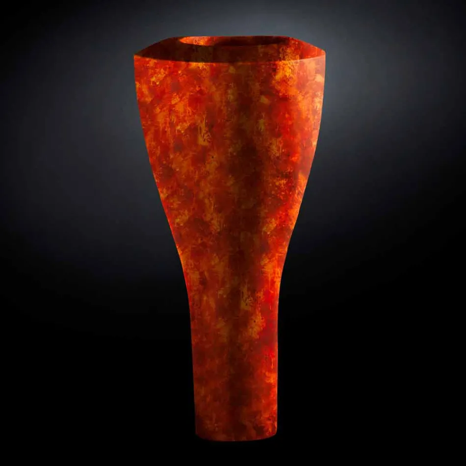 Vaso de polietileno moderno de alta qualidade feito na Itália de alta qualidade - Timodeo Viadurini