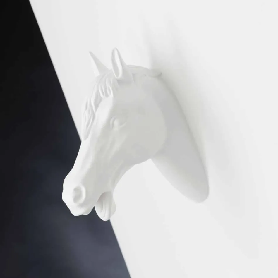 Vaso alto para interior em cerâmica branca feita à mão na Itália - Jacky Viadurini