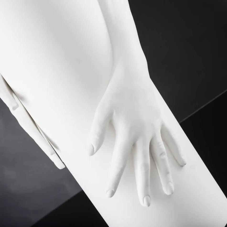 Vaso de cerâmica alto para interior feito à mão na Itália - Monte Viadurini