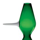 Vaso verde artesanal de vidro soprado de Murano feito na Itália - verde Viadurini