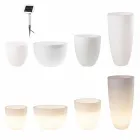 Vaso com Iluminação Led ou Solar Design Moderno de Vários Tamanhos - Svasostar Viadurini