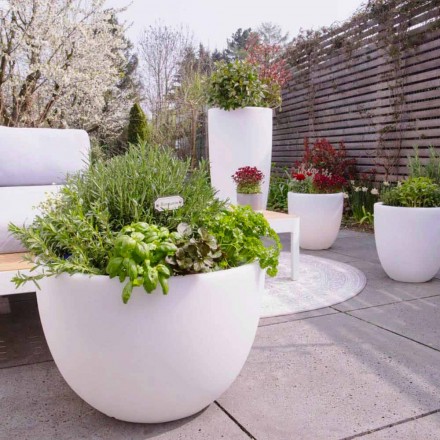 Vaso com Iluminação Led ou Solar Design Moderno de Vários Tamanhos - Svasostar Viadurini