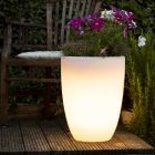 Vaso com Iluminação Led ou Solar Design Moderno de Vários Tamanhos - Svasostar Viadurini