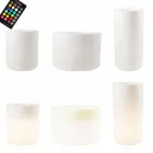 Vaso com Iluminação Solar ou Design Led para Interior ou Exterior - Cilindrostar Viadurini