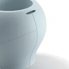 Vaso para exterior em vários acabamentos e tamanhos, em polietileno, fabricado na Itália - Loto Viadurini