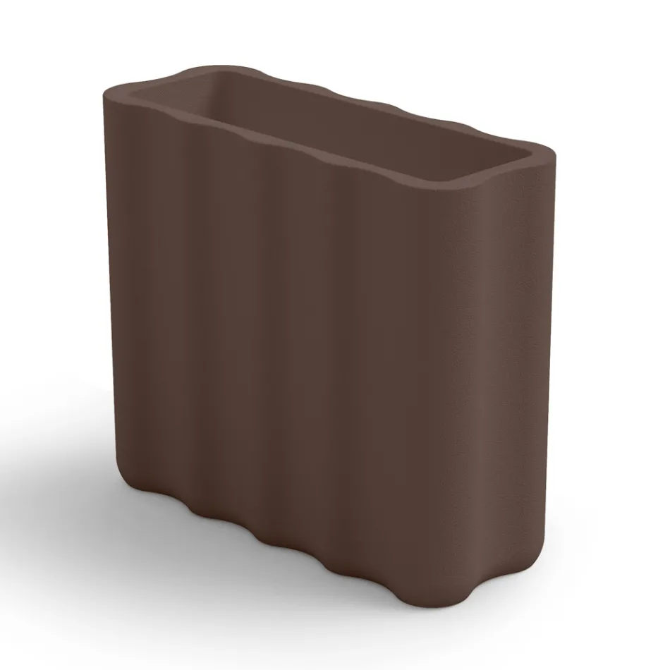 Vaso Externo em Polietileno Colorido 2 Tamanhos Fabricado na Itália - Barbia Viadurini