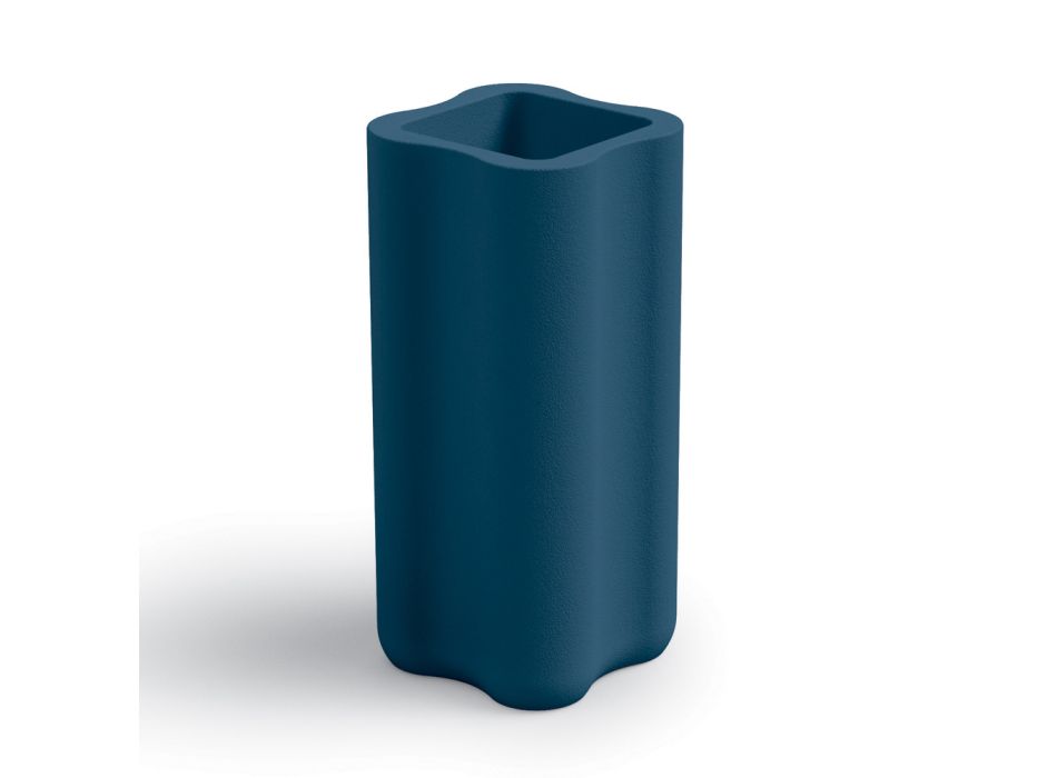 Vaso Exterior em Polietileno Colorido 2 Tamanhos Fabricado na Itália - Barbia Viadurini