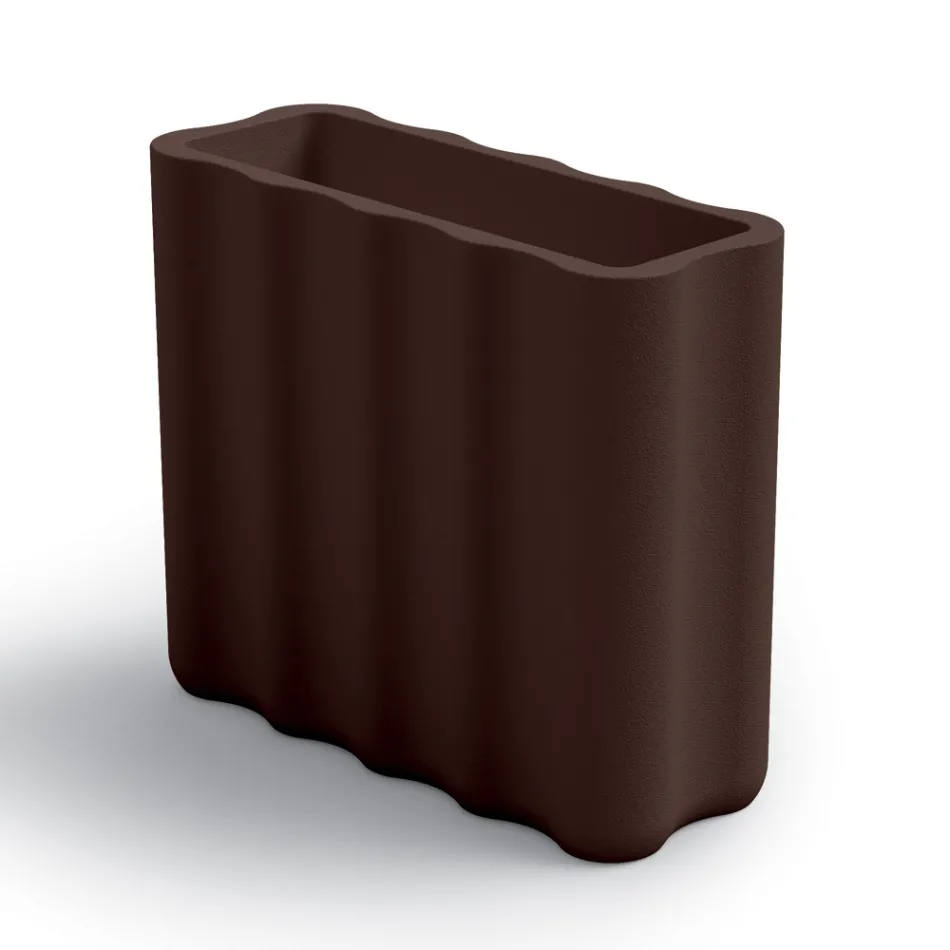 Vaso Exterior em Polietileno Colorido 2 Tamanhos Fabricado na Itália - Barbia Viadurini