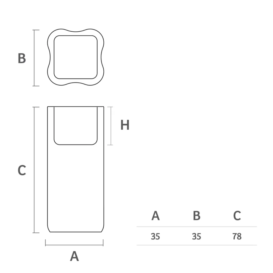 Vaso Exterior em Polietileno Colorido 2 Tamanhos Fabricado na Itália - Barbia Viadurini