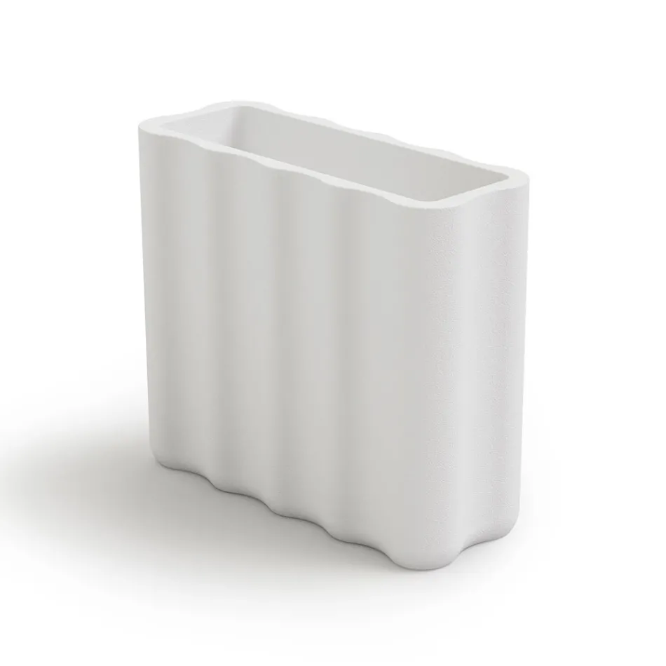 Vaso Exterior em Polietileno Colorido 2 Tamanhos Fabricado na Itália - Barbia Viadurini