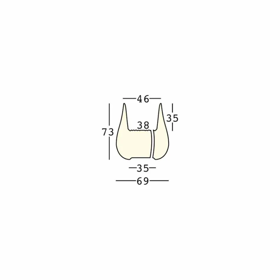 Vaso de projeto luminoso externo em polietileno fabricado na Itália - Monita Viadurini