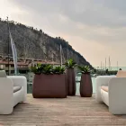 Vaso interno ou externo, plantador de plástico 3 dimensões - Pandora por Myyour Viadurini