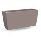 Vaso de exterior retangular em polietileno fabricado na Itália - Albarone Viadurini