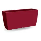 Vaso de exterior retangular em polietileno fabricado na Itália - Albarone Viadurini