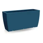 Vaso de exterior retangular em polietileno fabricado na Itália - Albarone Viadurini