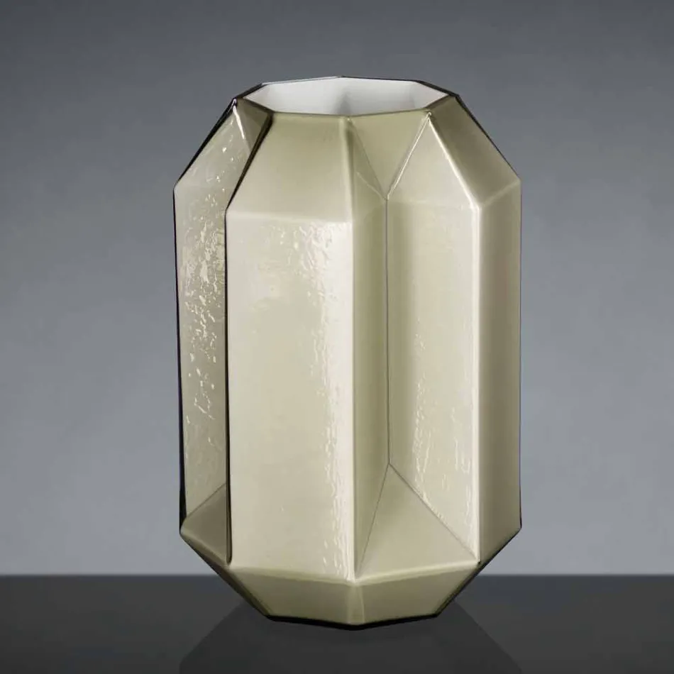 Vaso interno em vidro polido artesanal na Itália - rebanho Viadurini