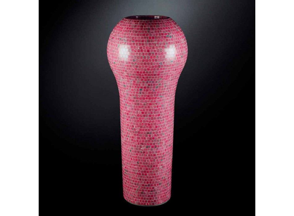 Vaso de alta decoração em polietileno com design moderno made in Italy - Takagi Viadurini