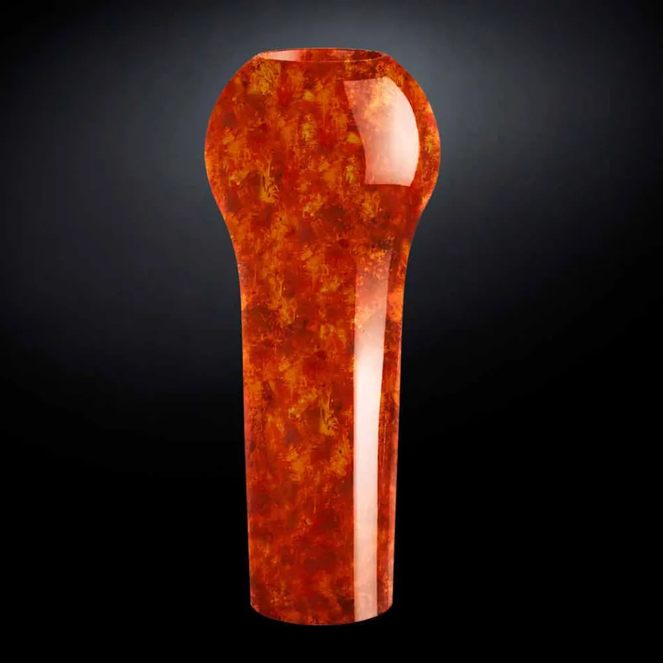 Vaso de alta decoração em polietileno com design moderno made in Italy - Takagi Viadurini