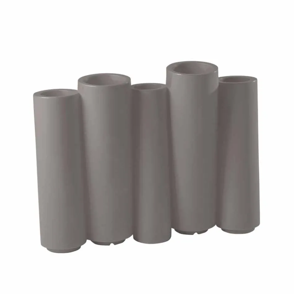 Vaso colorido decorativo Slide Design moderno de bambu feito na Itália Viadurini