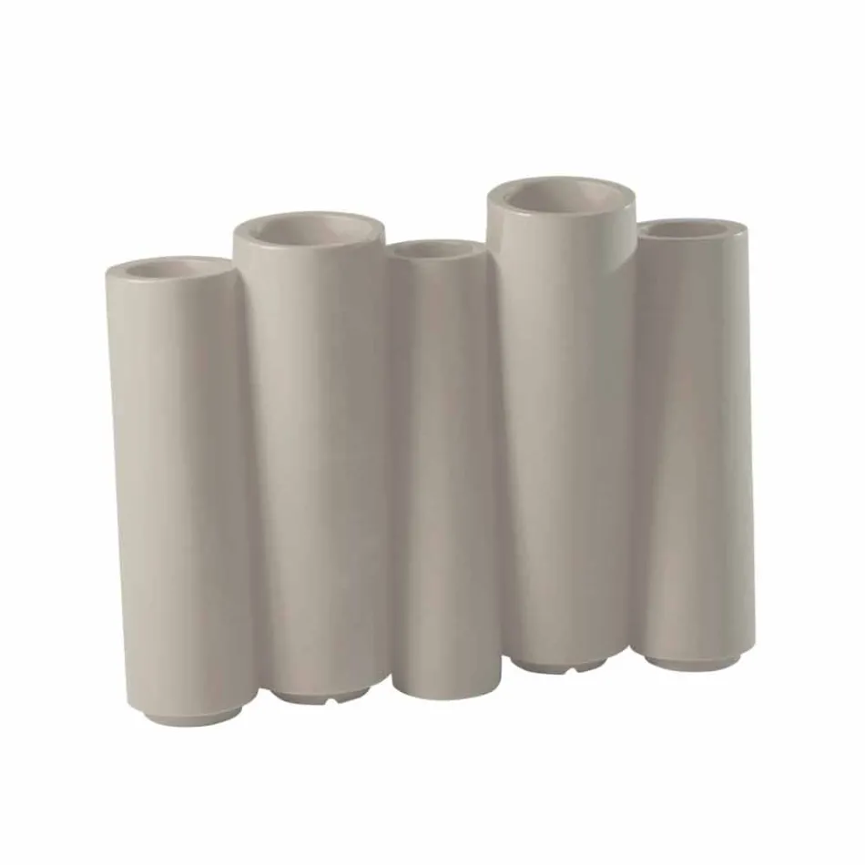 Vaso colorido decorativo Slide Design moderno de bambu feito na Itália Viadurini