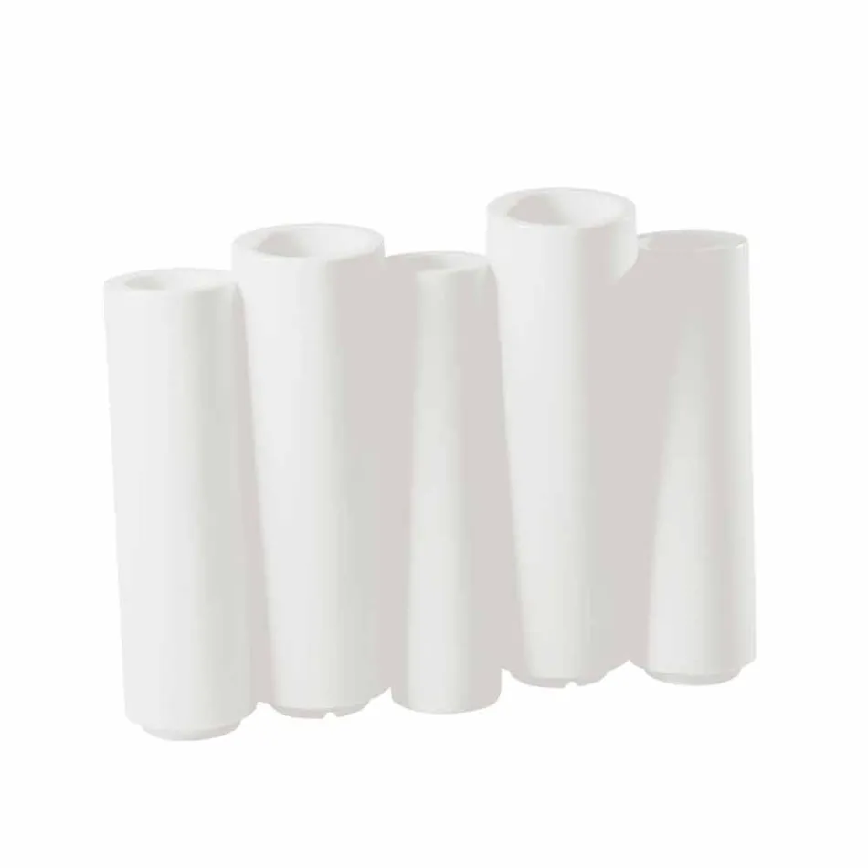 Vaso colorido decorativo Slide Design moderno de bambu feito na Itália Viadurini