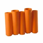 Vaso colorido decorativo Slide Design moderno de bambu feito na Itália Viadurini