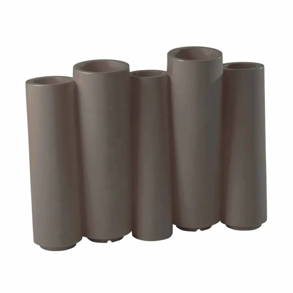 Vaso colorido decorativo Slide Design moderno de bambu feito na Itália Viadurini