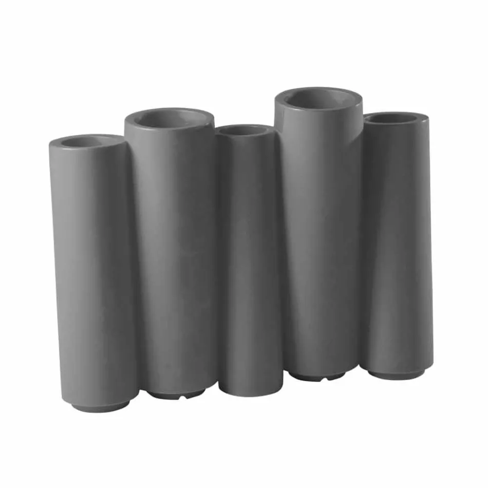 Vaso colorido decorativo Slide Design moderno de bambu feito na Itália Viadurini