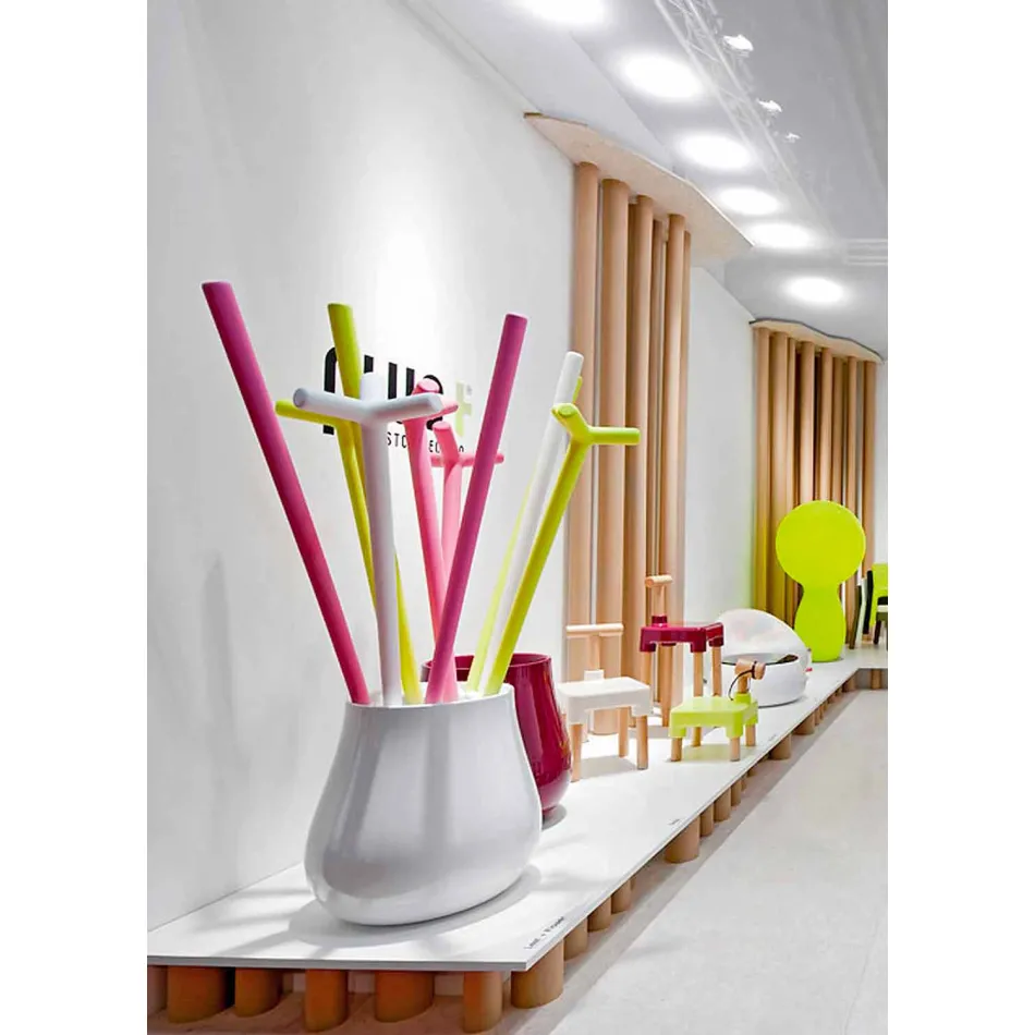 Vaso decorativo em polietileno Fabricado na Itália - Monita Viadurini