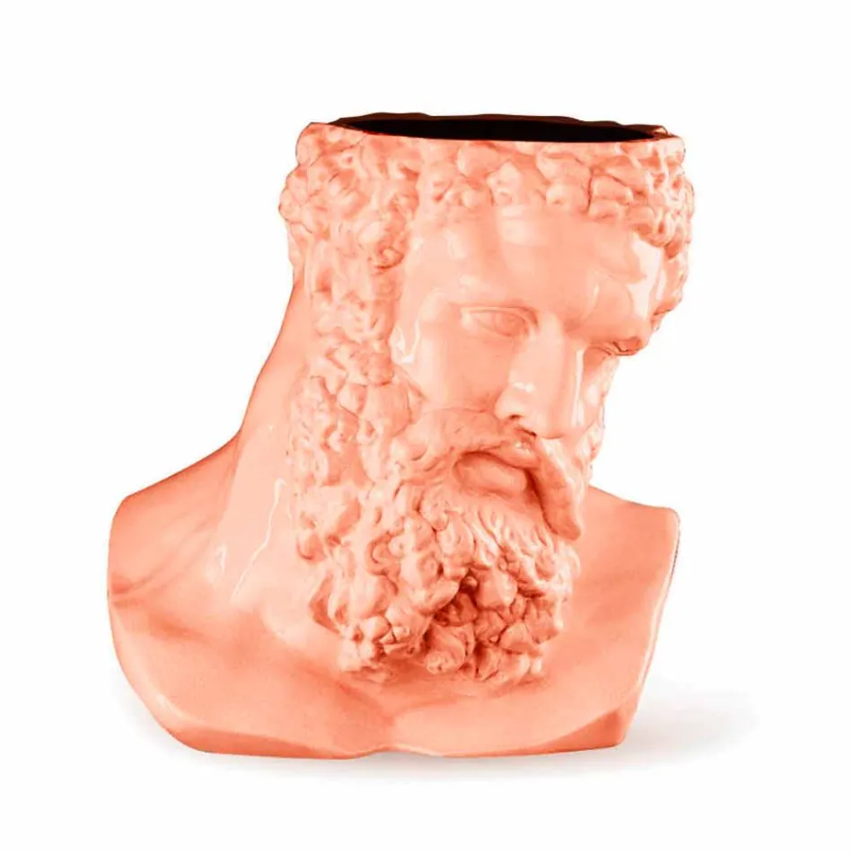 Vaso decorativo de cerâmica colorida feito à mão Made in Italy - Maciste Viadurini