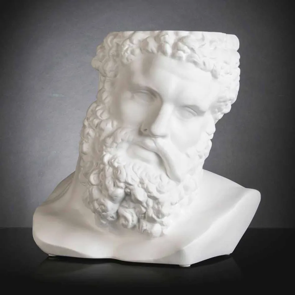 Vaso decorativo de cerâmica colorida feito à mão Made in Italy - Maciste Viadurini