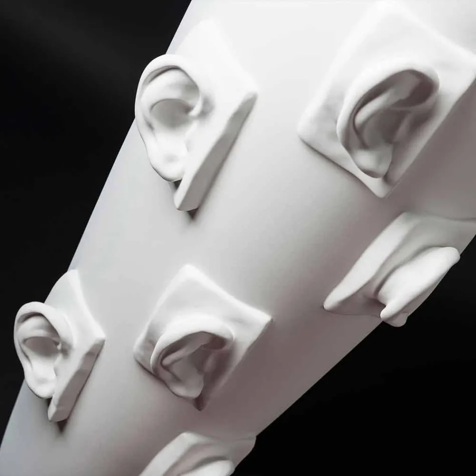 Vaso Decorativo de Cerâmica com Decorações Feitas à Mão na Itália - Capuano Viadurini