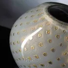 Vaso decorativo em vidro soprado colorido Murano Made in Italy - Barletta Viadurini