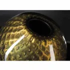 Vaso decorativo em vidro soprado colorido Murano Made in Italy - Barletta Viadurini