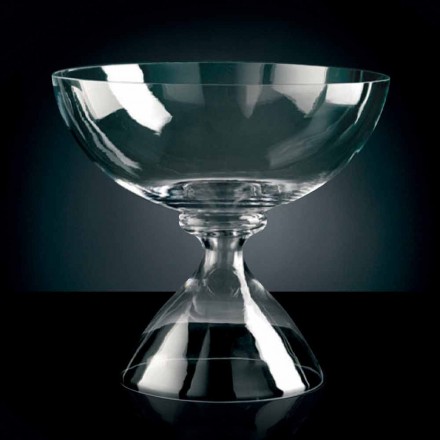 Vaso decorativo de vidro soprado feito à mão na Itália - Serena Viadurini