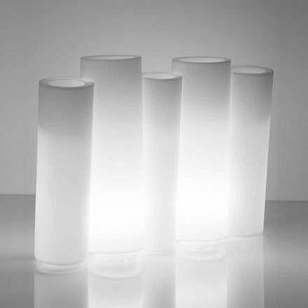 Vaso decorativo brilhante Slide Bambu de design moderno feito na Itália Viadurini