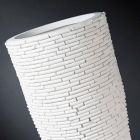 Vaso decorativo de cerâmica para interior feito à mão na Itália - Calisto Viadurini