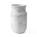 Decoração de Vasos em Mármore Carrara Branco e Design Marquinia Preta - Calar