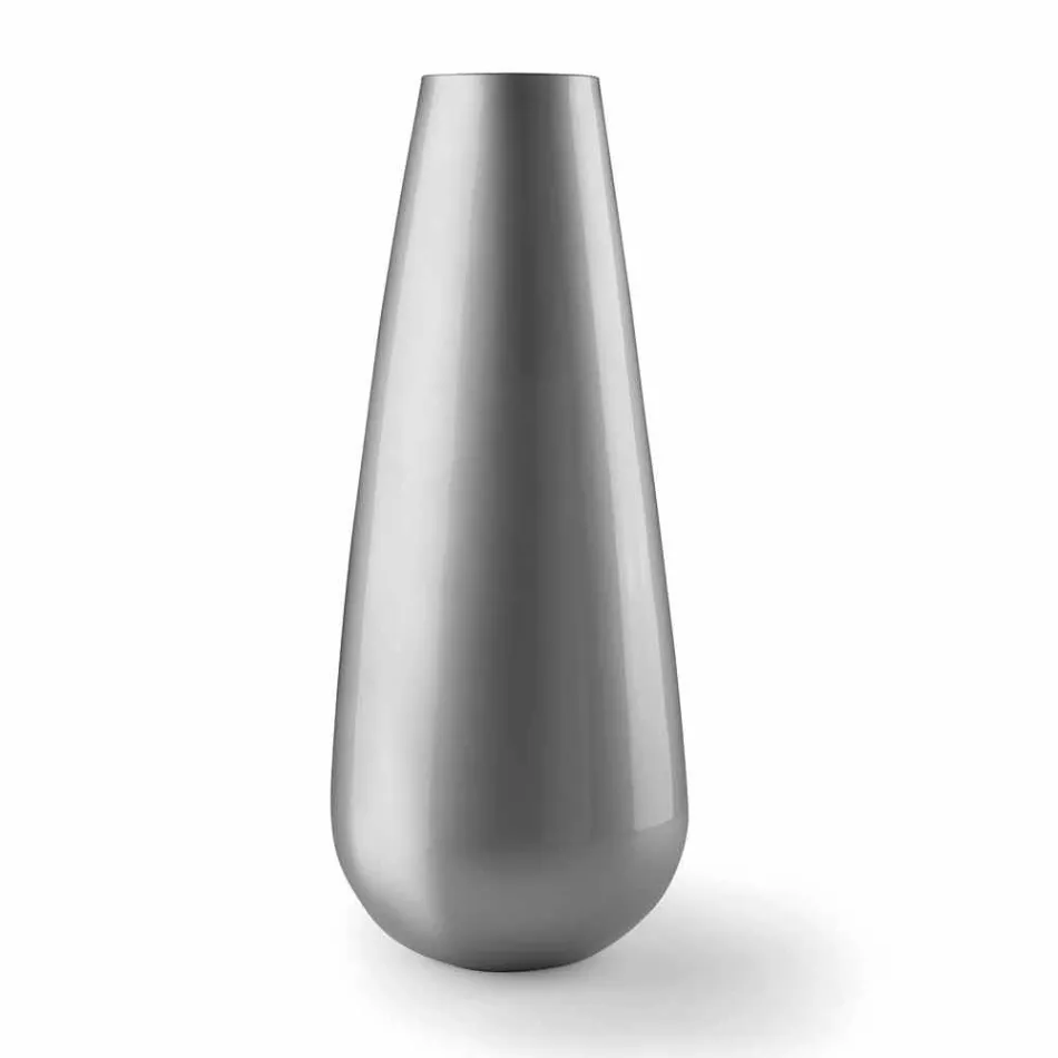 Vaso Decorativo Exterior em Polietileno Fabricado na Itália - Menea Viadurini