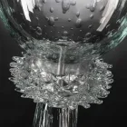 Vaso interno elegante em vidro soprado de Murano feito na Itália - Copernicus Viadurini