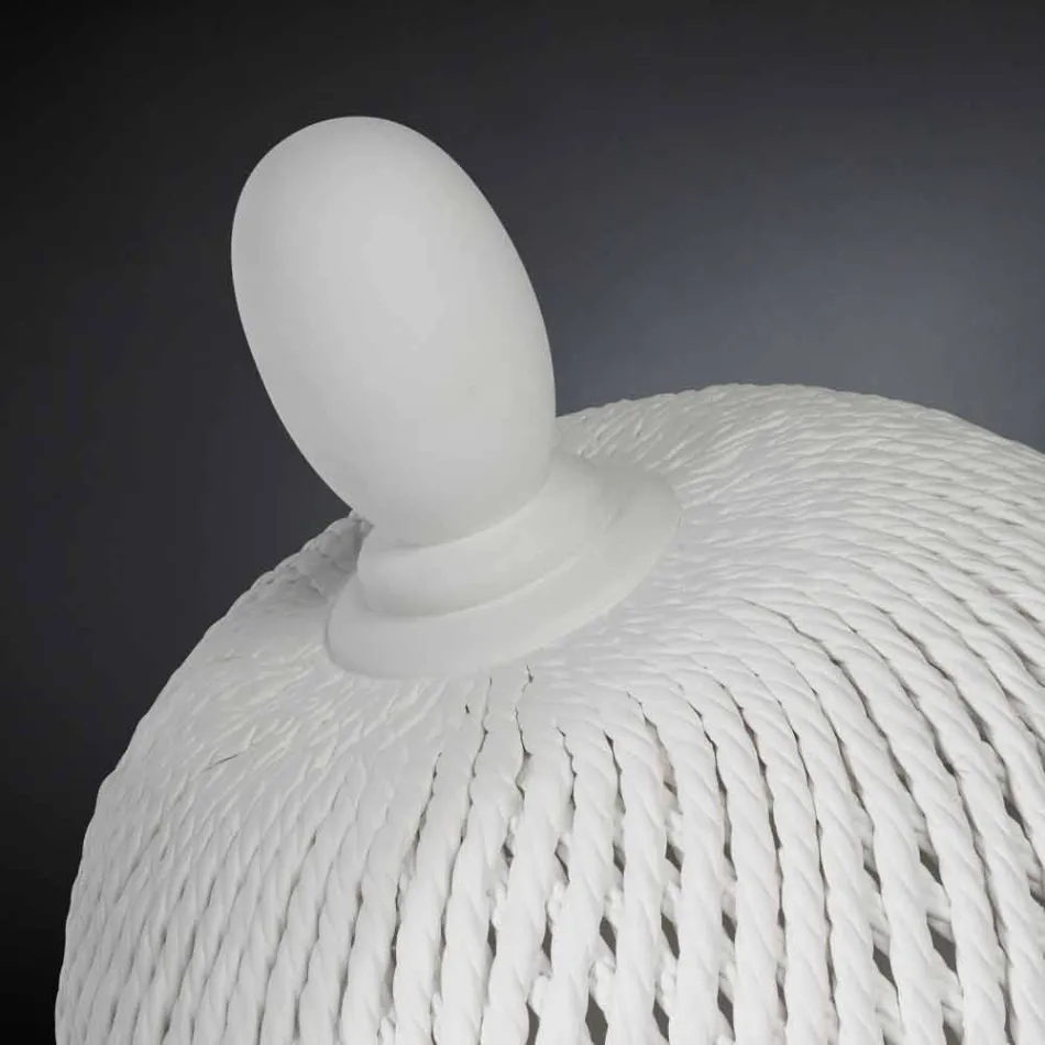 Vaso de cerâmica interior elegante feito à mão na Itália - Napoleone Viadurini