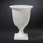 Vaso de cerâmica interior elegante feito à mão na Itália - Napoleone Viadurini