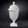 Vaso de cerâmica interior elegante feito à mão na Itália - Napoleone