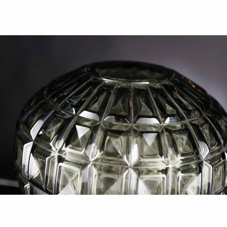 Vaso de vidro interno elegante feito na Itália - Clarabella Viadurini