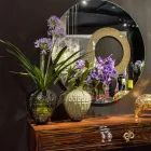 Vaso de vidro interno elegante feito na Itália - Clarabella Viadurini