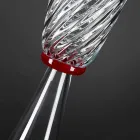 Vaso interno elegante em vidro soprado de Murano feito na Itália - Inverso Viadurini