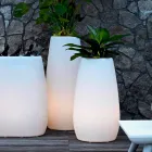 Vaso em Plástico Luminoso, Design em 3 Tamanhos - Pandora by Myyour Viadurini