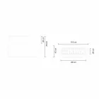 Vaso em Plástico Luminoso, Design em 3 Tamanhos - Pandora by Myyour Viadurini