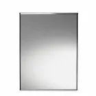 Vaso de espelho geométrico autoportante e estrutura em madeira e aço - Ghenna Viadurini