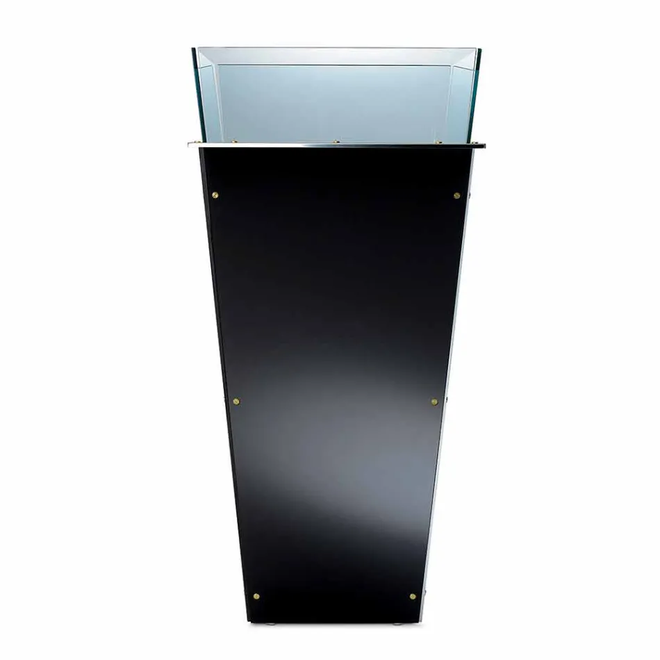 Vaso autônomo em vidro e painéis intercambiáveis 3 dimensões - Ghenna Viadurini